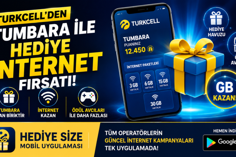 📱 Turkcell Tumbara ile Hediye İnternet Nasıl Alınır? Güncel Fırsatlar ve Kullanım Rehberi