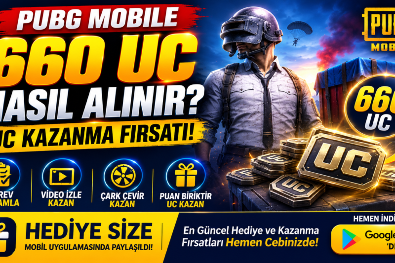 🎮 PUBG Mobile 660 UC Nasıl Alınır? UC Kazanma Fırsatı!