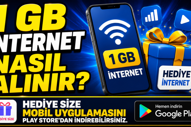 🎁 1 GB İnternet Nasıl Alınır? 500 Puanla Hediye GB Kazanma Yöntemi!