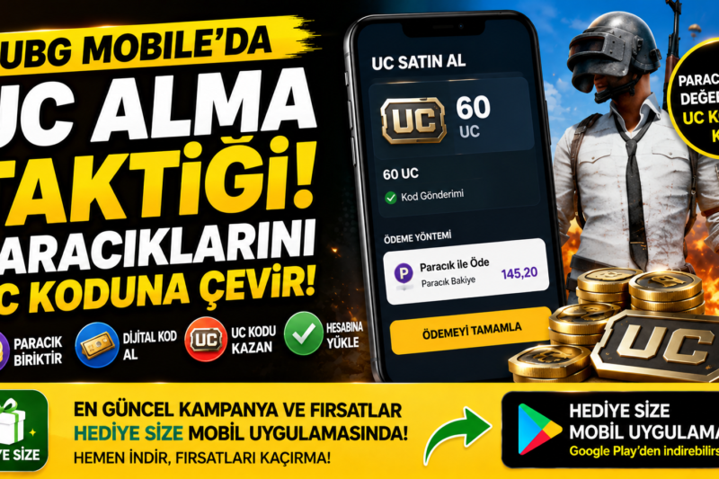 PUBG Mobile UC Alma Rehberi: Paracıklarınızı UC Koduna Dönüştürün!