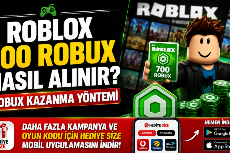 🎮 Roblox 700 Robux Nasıl Alınır? Robux Kazanma Yöntemi