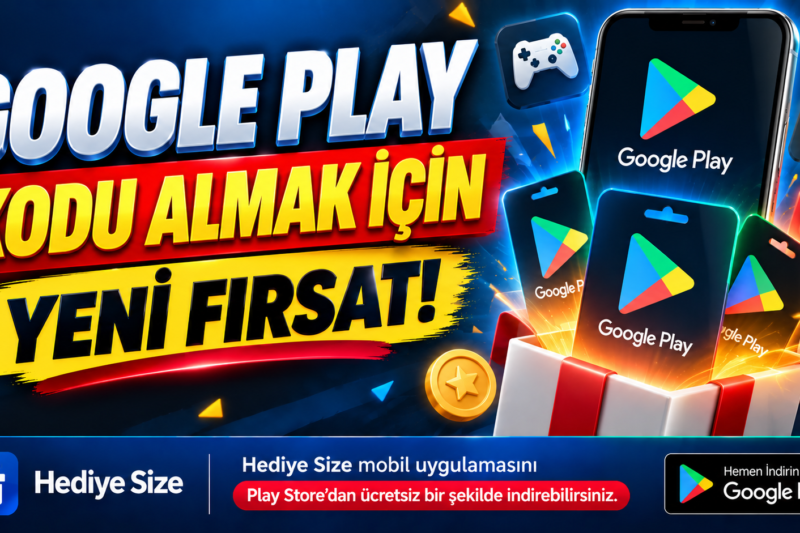 Google Play Kodu Kazanabileceğiniz Uygulamalar