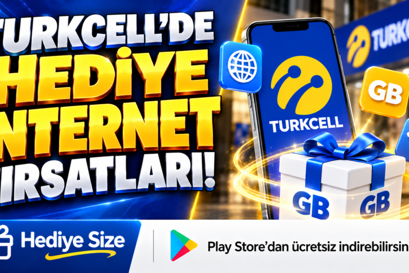 Turkcell’de Hediye İnternet Fırsatları! GB Hediyeleri Nasıl Kontrol Edilir?