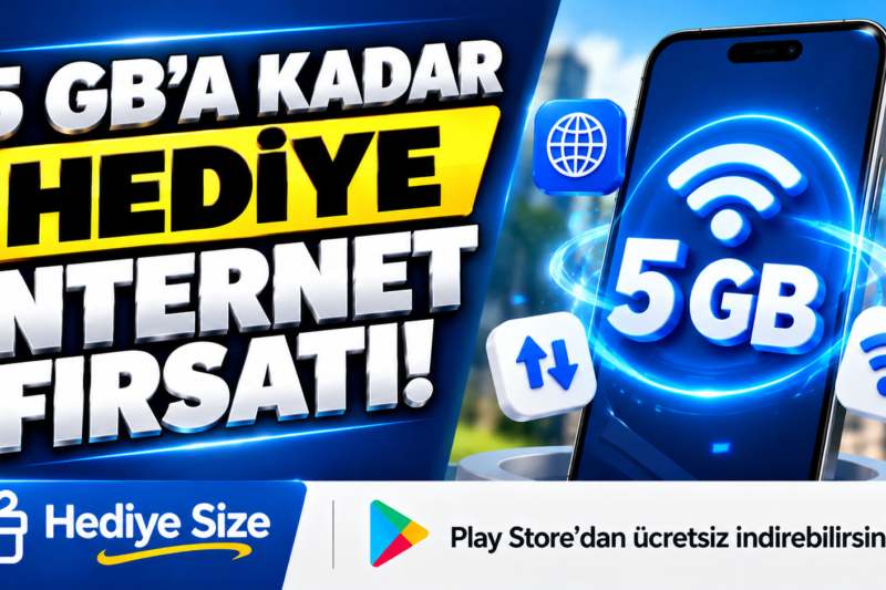 5 GB’a Kadar Hediye İnternet Fırsatı! FreeByte’larınızı İnternete Dönüştürün