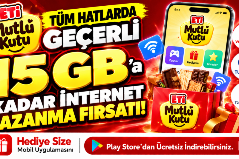 Tüm Hatlarda Geçerli 15 GB’a Kadar İnternet Kazanma Fırsatı!